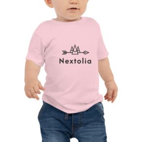 Nextolia 3001B Baby Jersey Tee – Ultra-Soft Cotton Short Sleeve T-Shirt for Everyday Comfort, Pink