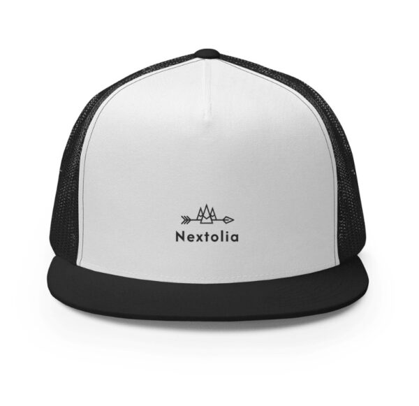 Nextolia 5-Panel Trucker Cap Black