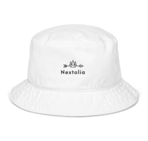 Nextolia Capstone Organic Bucket Hat – Eco-Friendly, Stylish Sun Protection with All-Day Comfort, White