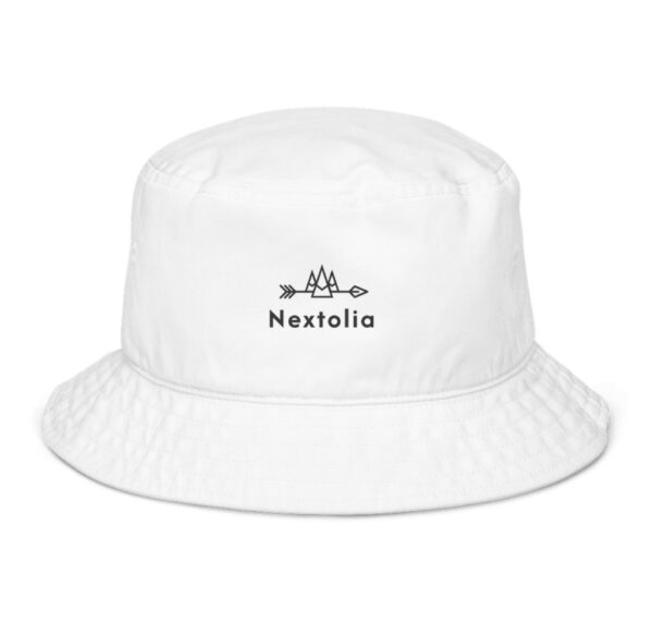 Nextolia Capstone Organic Bucket Hat – Eco-Friendly, Stylish Sun Protection with All-Day Comfort, White