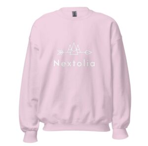 Nextolia Gildan 18000 Heavy Blend Crewneck Sweatshirt – Unisex Fit, Soft Fleece, All-Season Comfort, Pink