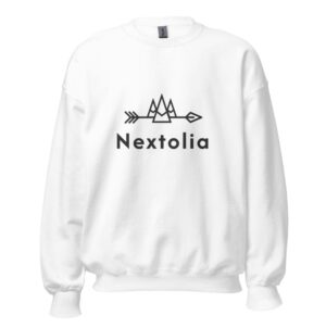 Nextolia Gildan 18000 Heavy Blend Crewneck Sweatshirt – Unisex Fit, Soft Fleece, All-Season Comfort, White