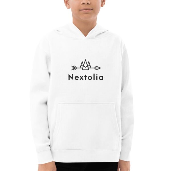 Nextolia Y2550 Youth Pullover Fleece – Soft, Durable Comfort for Everyday Wear White