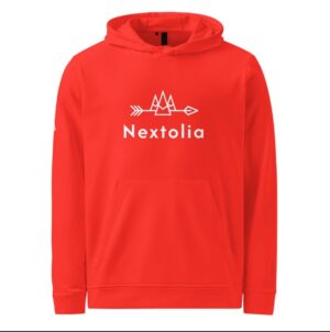 Nextolia x Adidas A432 Regular Fit Fleece Hoodie – Classic Comfort Meets Iconic Style Red